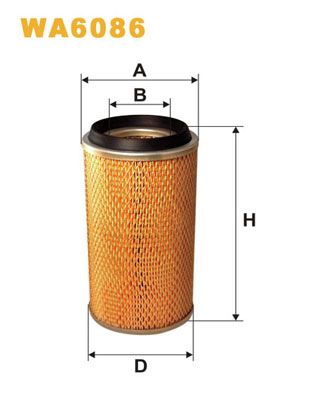 WIX FILTERS Воздушный фильтр WA6086